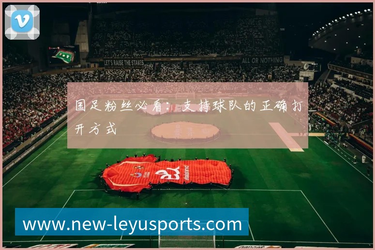 国足粉丝必看：支持球队的正确打开方式
